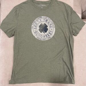 Lucky Brand Olive Graphic Tee
